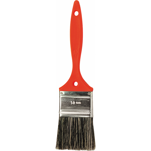 Go Paint Brush, Natural Bristles, Plastic Handle, 2" Width We Share Industrial Supply