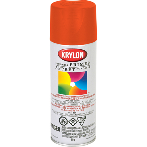 Peinture &agrave; pulv&eacute;riser fluorescente, Rouge/orange fluorescent, 11 oz, Canette a&eacute;rosol We Share Industrial Supply