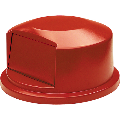 Round Brute&reg; Tops, Dome Lid, Plastic/Polyethylene, Fits Container Size: 24" Dia. We Share Industrial Supply