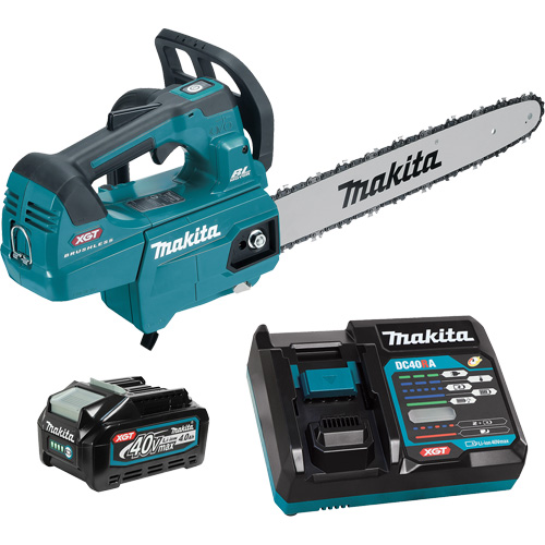 XGT Cordless Brushless Top Handle Chainsaw, 16", Battery Powered, 40 V We Share Industrial Supply