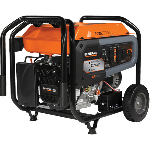Portable Generator with COsense&reg; Technology, 8125 W Surge, 6500 W Rated, 120 V/240 V, 7.9 gal. Tank We Share Industrial Supply
