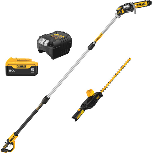 MAX Cordless Lithium-Ion Pole Saw & Pole Hedge Trimmer Combo Kit We Share Industrial Supply