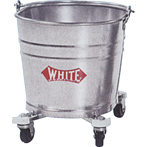 Seaux de lavage en acier, Capacit&eacute; de 6.5 gal. US (26 pintes) We Share Industrial Supply