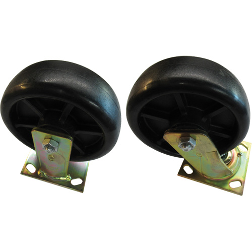 Conteneurs autobasculeurs en acier - ensemble de roulettes pour conteneurs We Share Industrial Supply