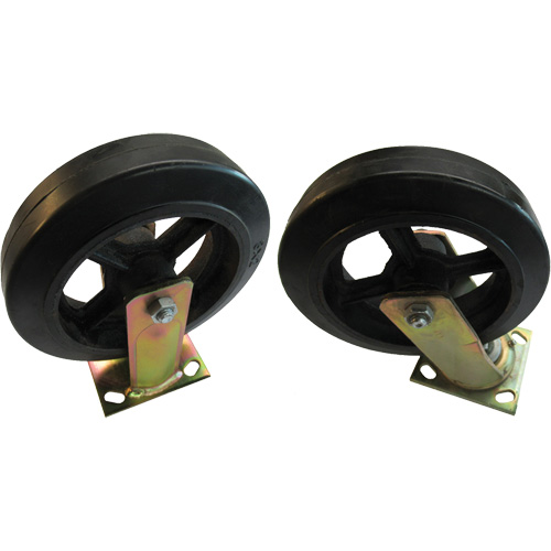 Conteneurs autobasculeurs en acier - ensemble de roulettes pour conteneurs We Share Industrial Supply