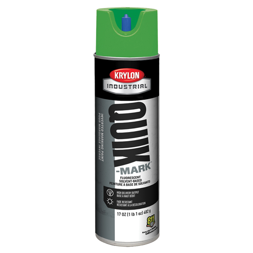 Peinture de marquage industrielle invers&eacute;e &agrave; base de solvant Quik-Mark, 17 oz, Canette a&eacute;rosol We Share Industrial Supply