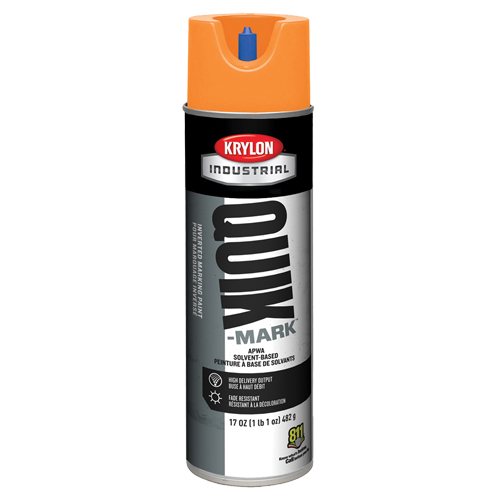 Peinture de marquage industrielle invers&eacute;e &agrave; base de solvant Quik-Mark, 17 oz, Canette a&eacute;rosol We Share Industrial Supply