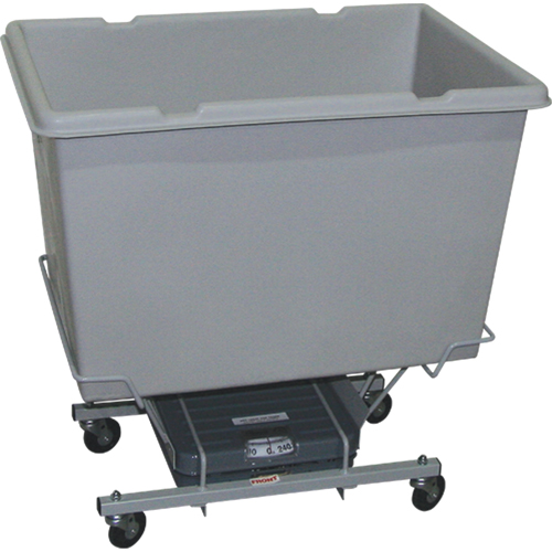 Scale Carts, Polyethylene, 33" L x 23" W x 33" H, 7 cu. ft. Volume, 250 lbs. Capacity We Share Industrial Supply