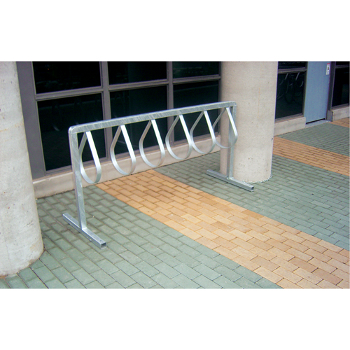 Style Bicycle Rack, Galvanized Steel, 12 Bike Capacity We Share Industrial Supply