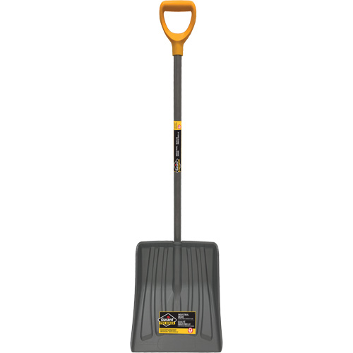 Pro Snow Shovel, Polypropylene Blade, 13-7/8" Wide, D-Grip Handle We Share Industrial Supply