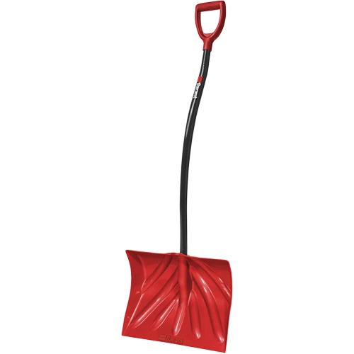 Pelle &agrave; neige Yukon, Lame Polypropyl&egrave;ne, Largueur 18", Manche Prise en D ergonomique We Share Industrial Supply