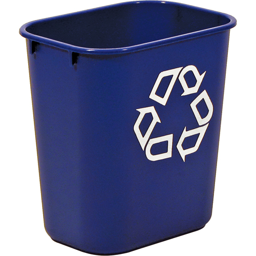 Contenant de recyclage, De bureau, Plastique, 13-5/8 pintes US We Share Industrial Supply