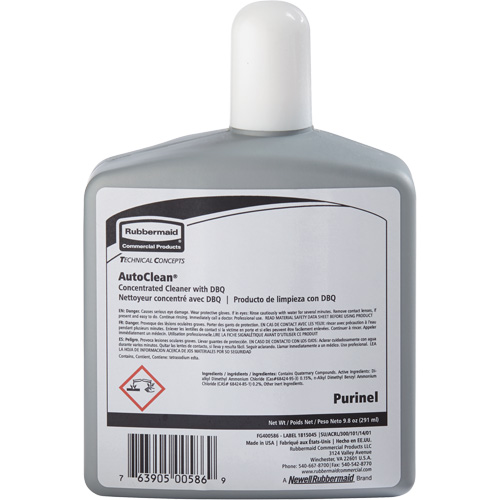 Produit d'entretien pour drain et nettoyeur de cuvette de rechange AutoClean de Purinel, 9,8 oz, Bouteille We Share Industrial Supply