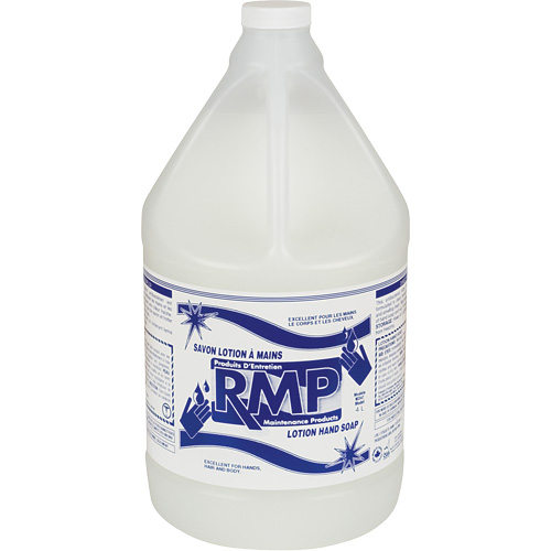 Savon liquide blanc pour les mains Perlux, Liquide, 4 L, Parfum&eacute; We Share Industrial Supply