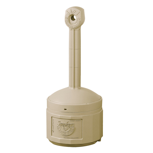 Cendriers Smoker's Cease-Fire, Sur pied, Plastique, Capacit&eacute; 4 gal. US, Hauteur 38-1/2" We Share Industrial Supply