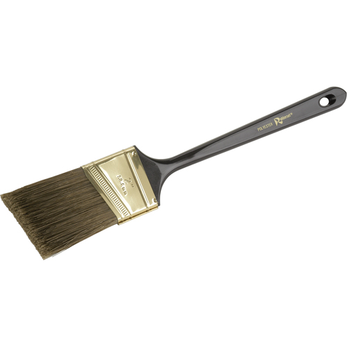 Brosse de pouce &agrave; angle 100% One Coat, Polyester, Manche Plastique, Largeur de 2" We Share Industrial Supply