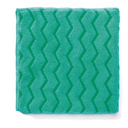 Hygen Cleaning Cloth, Microfibre, Green We Share Industrial Supply