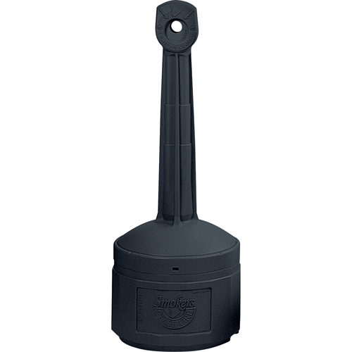 Smokers Cease-Fire&reg; Cigarette Butt Receptacle, Free-Standing, Plastic, 1 US gal. Capacity, 30" Height We Share Industrial Supply