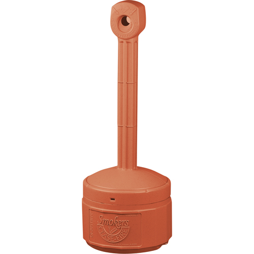 Cendriers Smoker's Cease-Fire, Sur pied, Plastique, Capacit&eacute; 1 gal. US, Hauteur 30" We Share Industrial Supply
