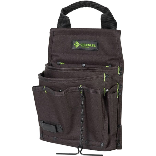 Tool Bag, Nylon, 7 Pockets, Black We Share Industrial Supply