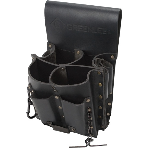 Poche pour ceinture porte-outils, Porte-outil multiple, Cuir, 8 Poches We Share Industrial Supply