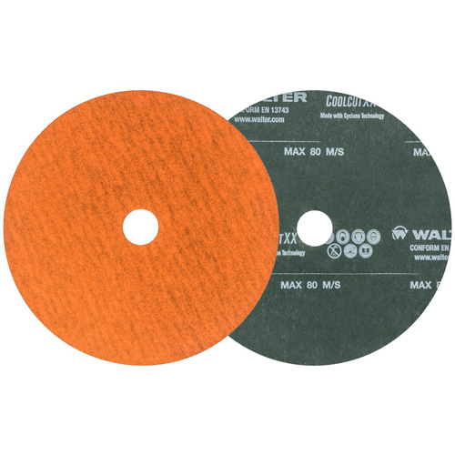 Disque de sablage Coolcut XX, Disque &agrave; sabler Coolcut XX, Oxyde d'aluminium/C&eacute;ramique, 24, 5" Dia x 7/8" Arbre We Share Industrial Supply