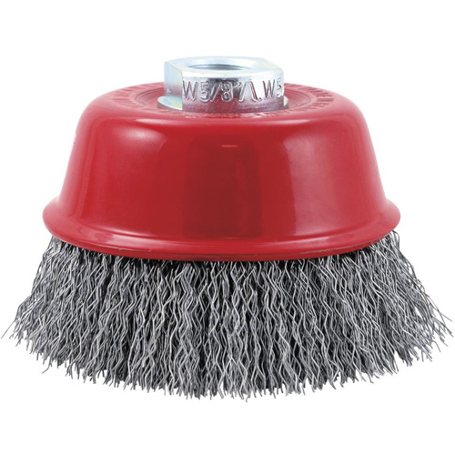 Crimped Cup Brush, 3-1/4", 0.014" Fill We Share Industrial Supply