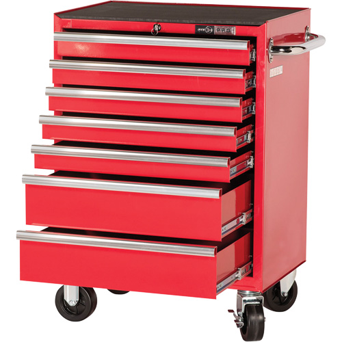 PRC2707 Armoire roulante de s&eacute;rie Pro, 7 tiroirs, 27" la x 16" p x Rouge We Share Industrial Supply