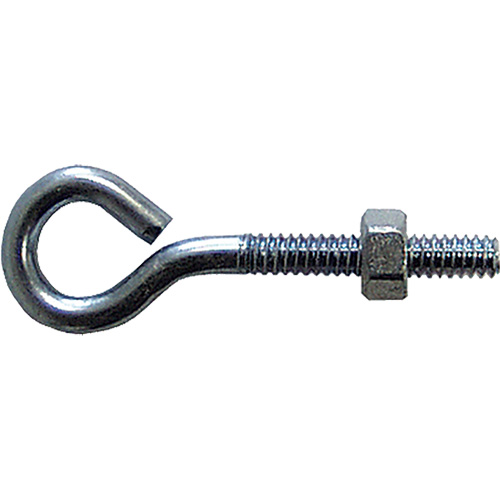 Eye Bolt, 3/8" Dia., 6" L, Zinc Plated We Share Industrial Supply