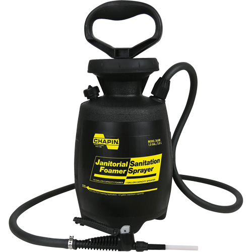 Pulv&eacute;risateurs moussant doubles, 1 gal. (4 L), Plastique, Lance de 12" We Share Industrial Supply