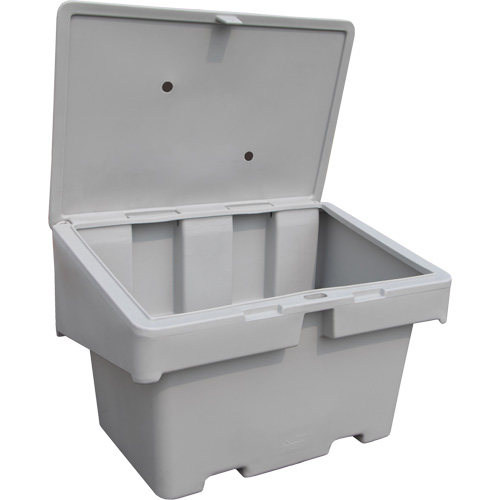 Contenants pour sel & sable SOS, 48" x 33" x 34", 18,5 pi³, Gris We Share Industrial Supply