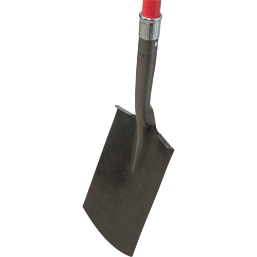 Pelles robustes, Fibre de verre, Lame Acier au carbone, Manche en Prise en D, Longueur 30-1/2" We Share Industrial Supply