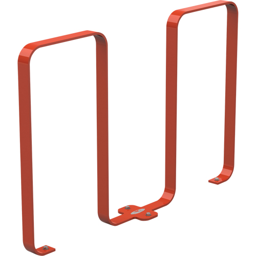 Supports pour bicyclettes The Linguini, Acier, 5 bicyclettes We Share Industrial Supply