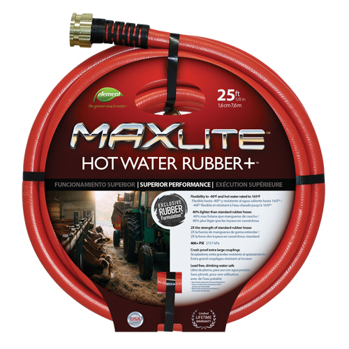 Tuyaux pour eau chaude, Caoutchouc, 3/4" dia. x 50' lo We Share Industrial Supply