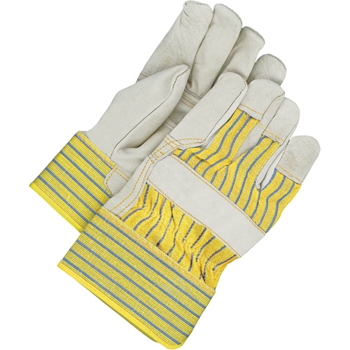 Fitters Gloves with Patch Palm, One Size, Grain Cowhide Palm, Fleece Inner Lining We Share Industrial Supply