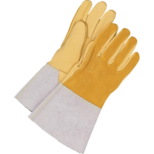 Welder Gloves, Grain Deerskin, Size Large We Share Industrial Supply