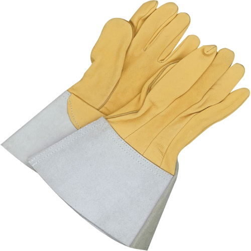 Gander Brand Reverse Grain TIG Welder Gloves, Grain Deerskin, Size 10 We Share Industrial Supply