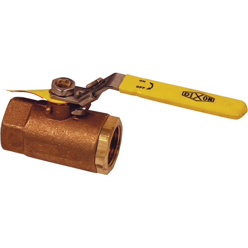 Safety-Vented Ball Valve, Bronze, Manual, FNPT x FNPT We Share Industrial Supply