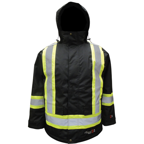 Parka isol&eacute; Journeyman, 3T-Grand, Noir We Share Industrial Supply