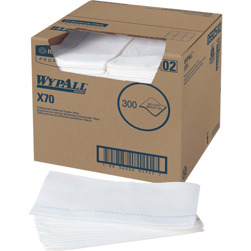 Essuie-tout X70 pour le service alimentaire, Sp&eacute;cialis&eacute;, 23-1/2" lo x 12-1/2" la We Share Industrial Supply