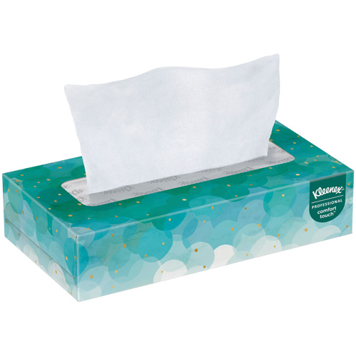 Kleenex&reg; Facial Tissue, 2 Ply, 7.8" L x 8.3" W, 100 Sheets/Box We Share Industrial Supply