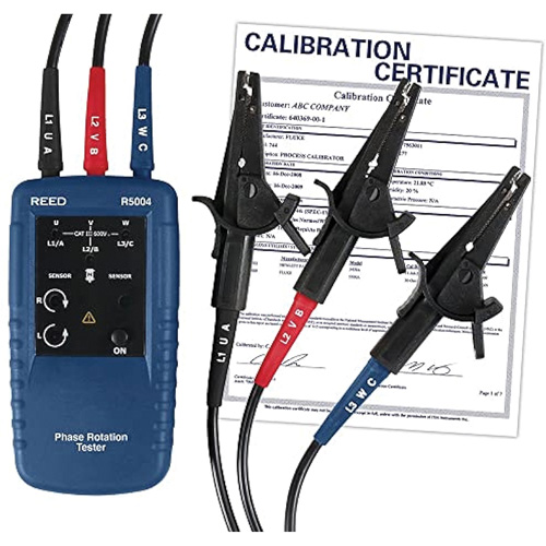 Phase and Motor Rotation Tester with Calibration Certificate We Share Industrial Supply