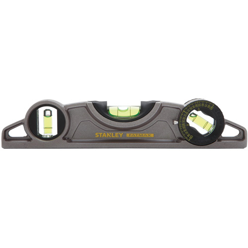 Niveau torpille moul&eacute; Fatmax, 9" lo, Aluminium, 3 fioles, Magn&eacute;tique We Share Industrial Supply