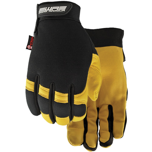 Flextime Water Resistant Gloves, Grain Goatskin Palm, Size Large We Share Industrial Supply