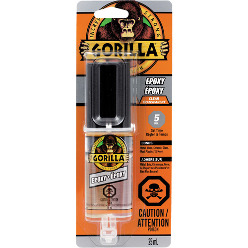 &eacute;poxyde, Deux composants, Cartouche double, 0,85 oz., Transparent We Share Industrial Supply
