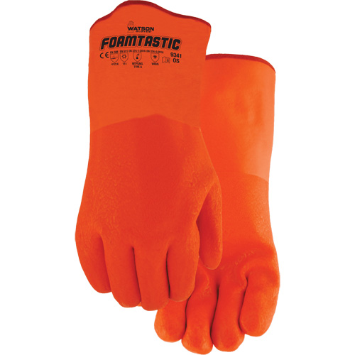 Foamtastic Gloves, One Size, PVC Coating, Foam Shell We Share Industrial Supply