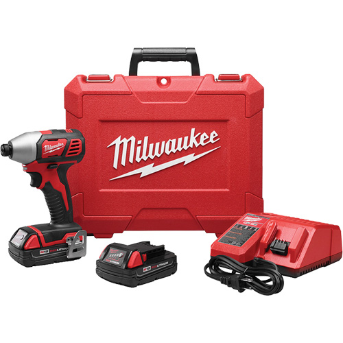 Trousse de tournevis &agrave; percussion hexagonal M18, 1/4", 1500 lb-po Couple max., 18 V, Lithium-ion We Share Industrial Supply