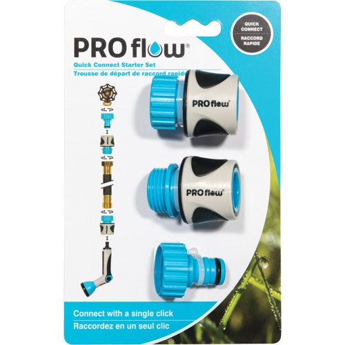 Trousse de d&eacute;marrage de raccords rapides Pro Flow We Share Industrial Supply