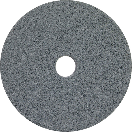 Disques unifi&eacute;s non tiss&eacute;s, 6" x 1", Arbre de 1", Grain de Fin, Carbure de silicium We Share Industrial Supply