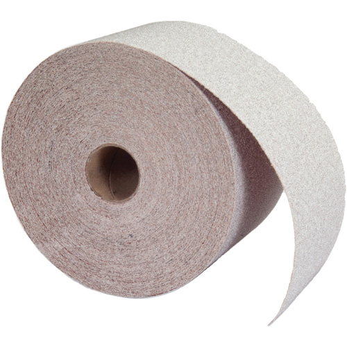 Rouleau en papier PSA, Oxyde d'aluminium, 2-3/4" la x 135' lo, Grain 240 We Share Industrial Supply